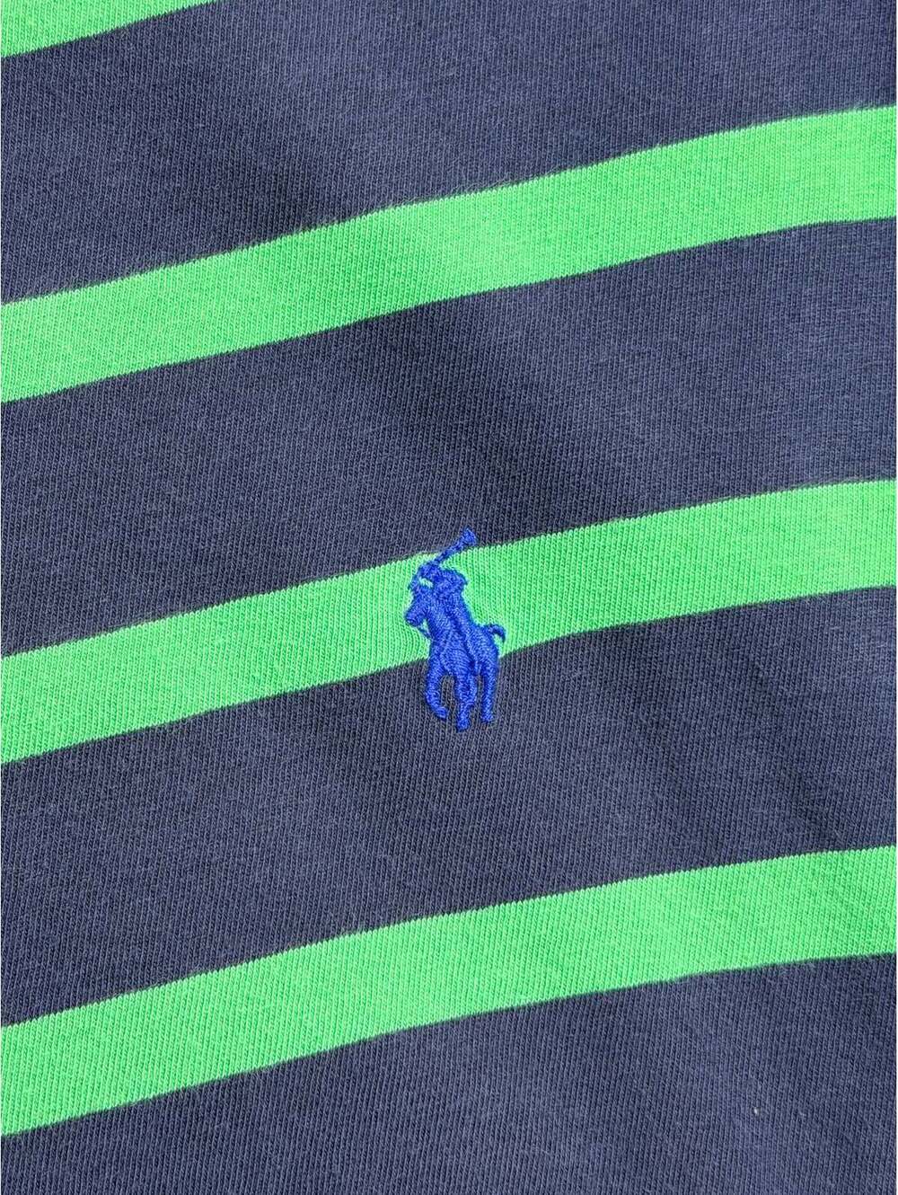 Polo Ralph Lauren Kids Green Stripe Long-Sleeve T-Shirt - Picture 4 of 5